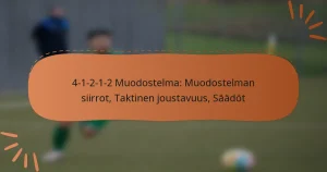 4-1-2-1-2 Muodostelma: Muodostelman siirrot, Taktinen joustavuus, Säädöt