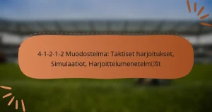 4-1-2-1-2 Muodostelma: Taktiset harjoitukset, Simulaatiot, Harjoittelumenetelmät