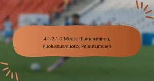 4-1-2-1-2 Muoto: Painaaminen, Puolustusmuoto, Palautuminen