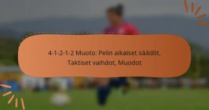 4-1-2-1-2 Muoto: Pelin aikaiset säädöt, Taktiset vaihdot, Muodot