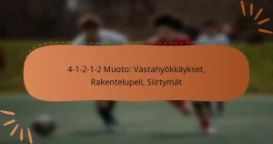 4-1-2-1-2 Muoto: Vastahyökkäykset, Rakentelupeli, Siirtymät