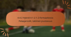 4-4-2 Hybrid 4-1-2-1-2-formaatiosta: Pelaajaroolit, taktinen joustavuus