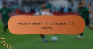 Keskikenttäroolit 4-1-2-1-2: Tasapaino, Tuki, Siirtymä