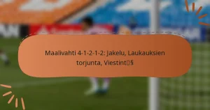 Maalivahti 4-1-2-1-2: Jakelu, Laukauksien torjunta, Viestintä