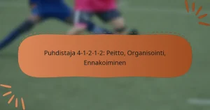 Puhdistaja 4-1-2-1-2: Peitto, Organisointi, Ennakoiminen